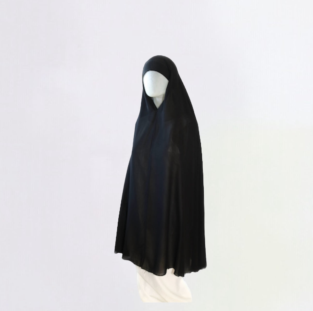 Georgette Unbuttoned Khimar Jilbab