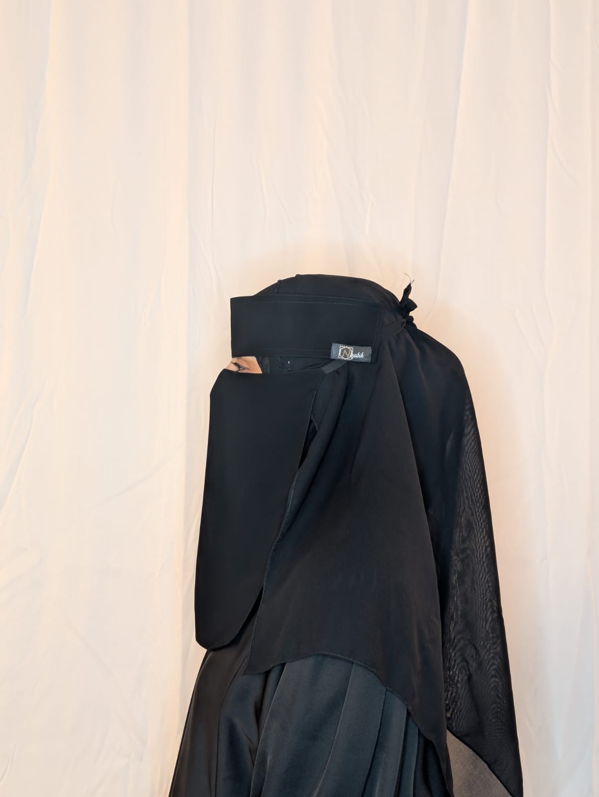 Saudi Niqab With Diagonal Elastic