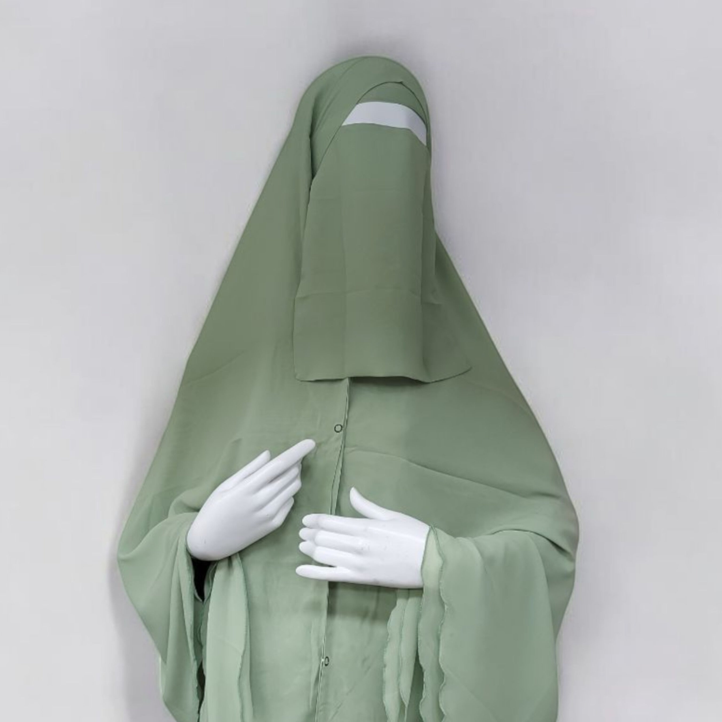 Premium Classic Chiffon Saudi Niqab - Niqabik