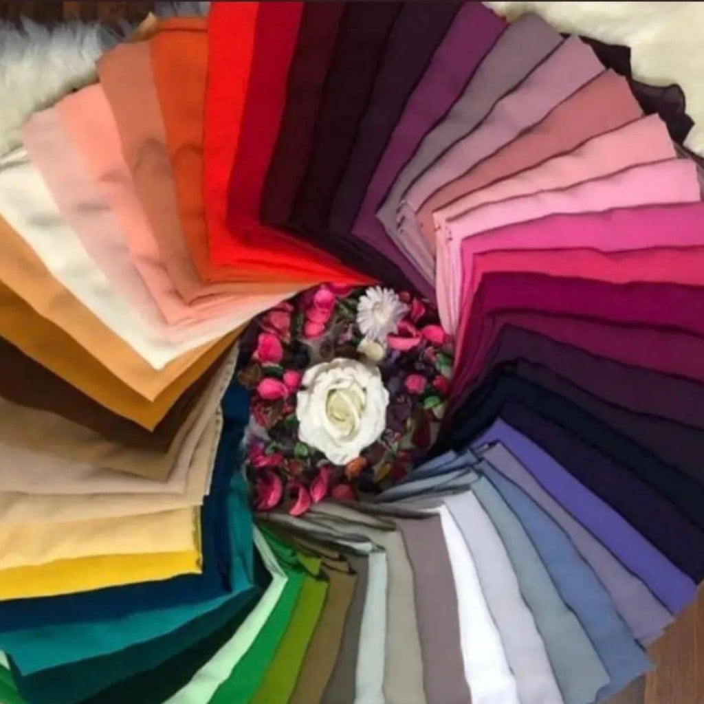 Coloured Chiffon Hijabs (Pickup Only)