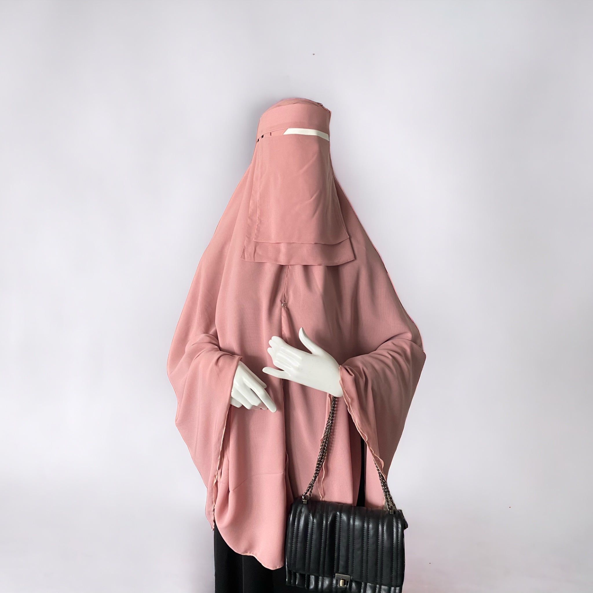 Double Layers Chiffon niqab