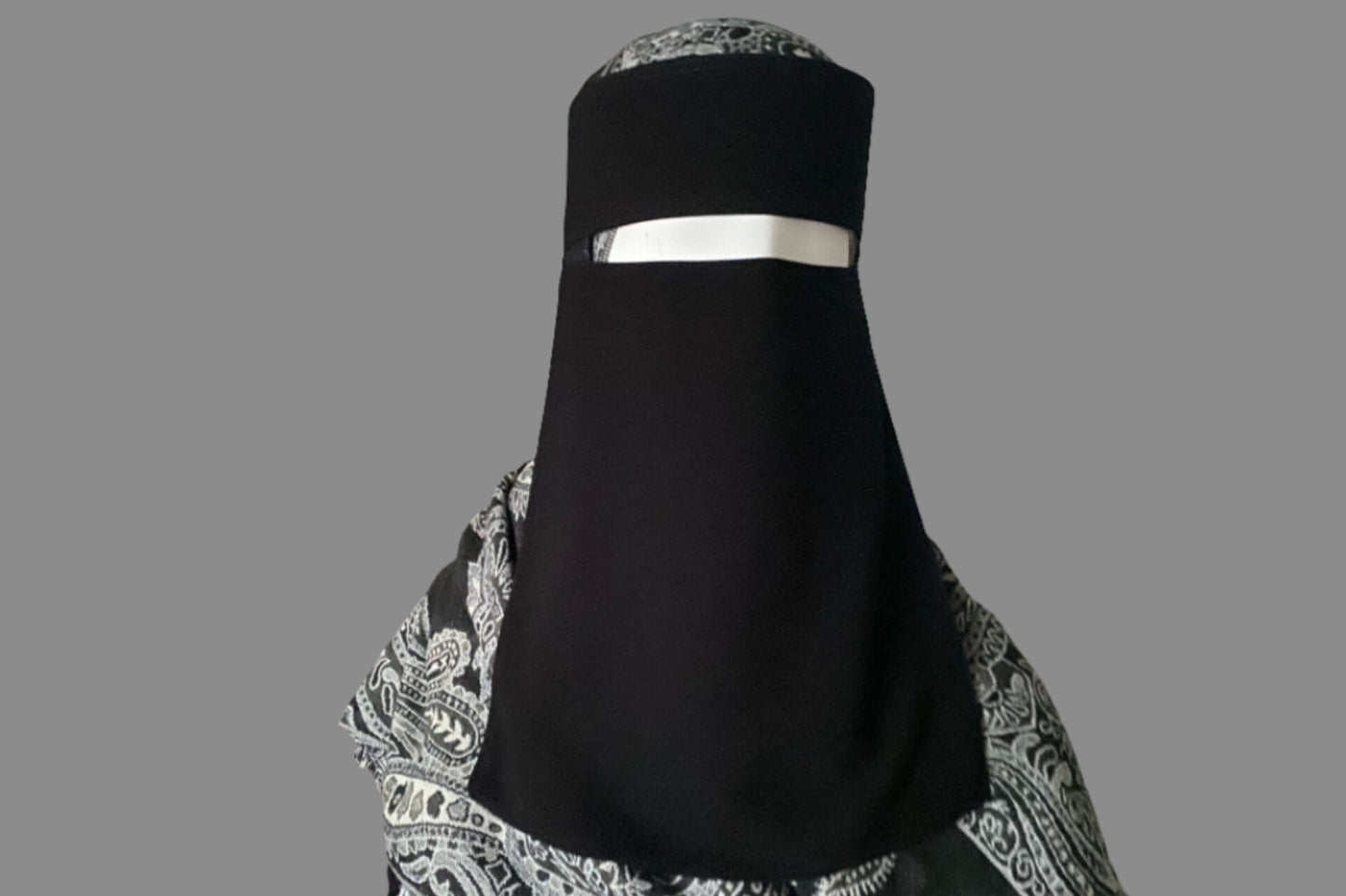 Saudi Niqab With Firm Headband