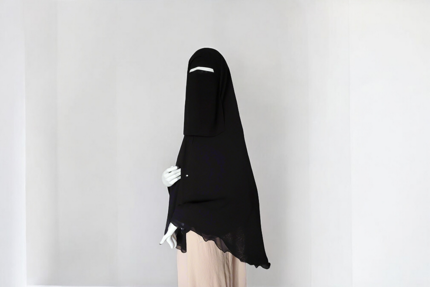 Chiffon Buttoned Jilbab