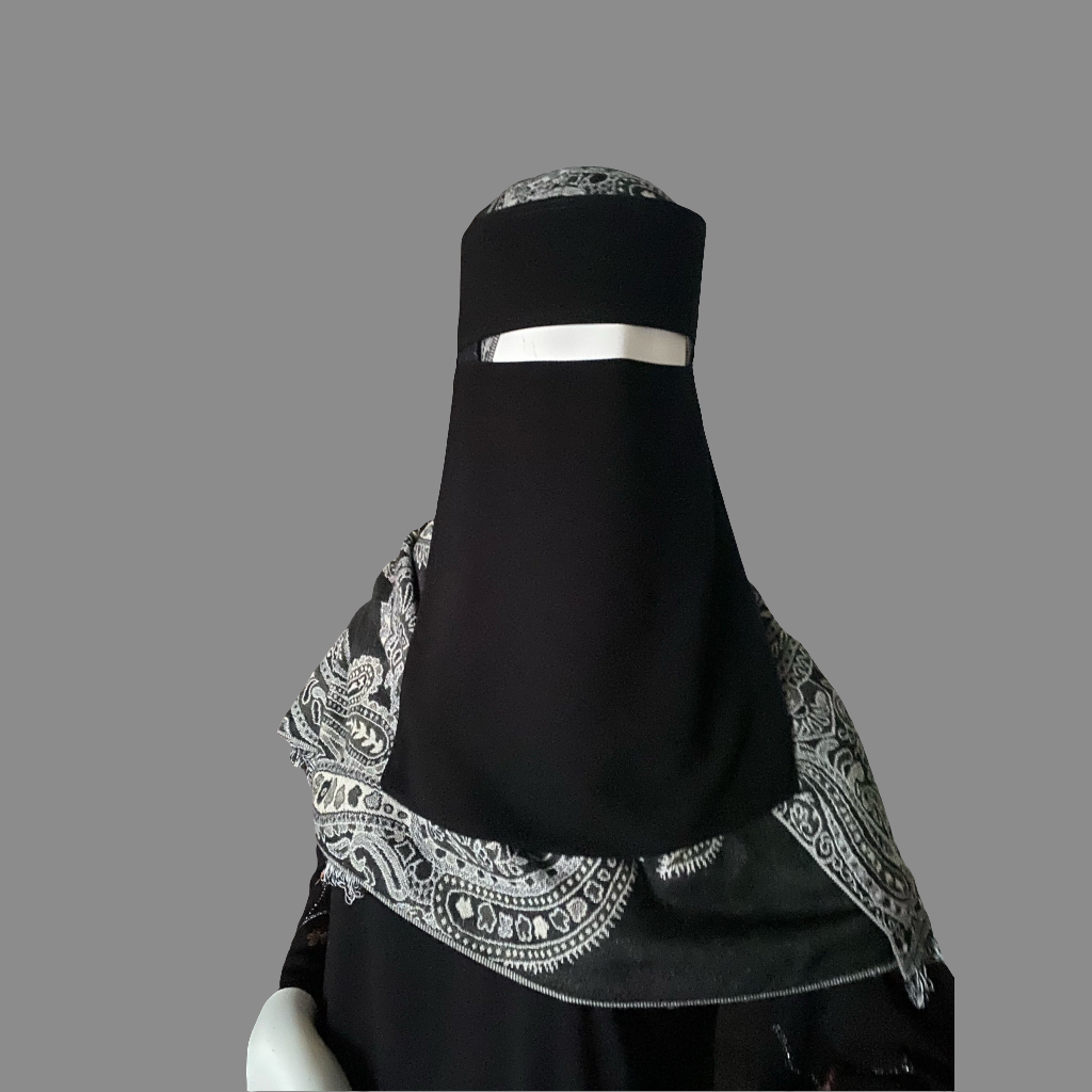 Saudi Niqab With Firm Headband