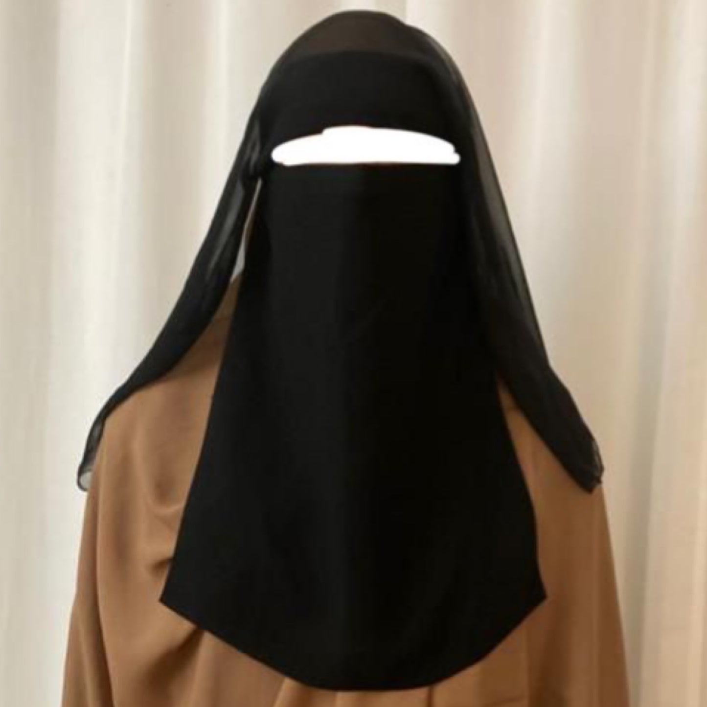 Niqab With One Layer Long Veil