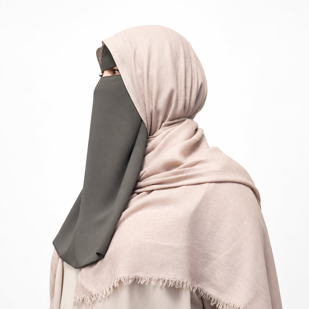 Premium Long Classic Chiffon Saudi Niqab | Niqabik