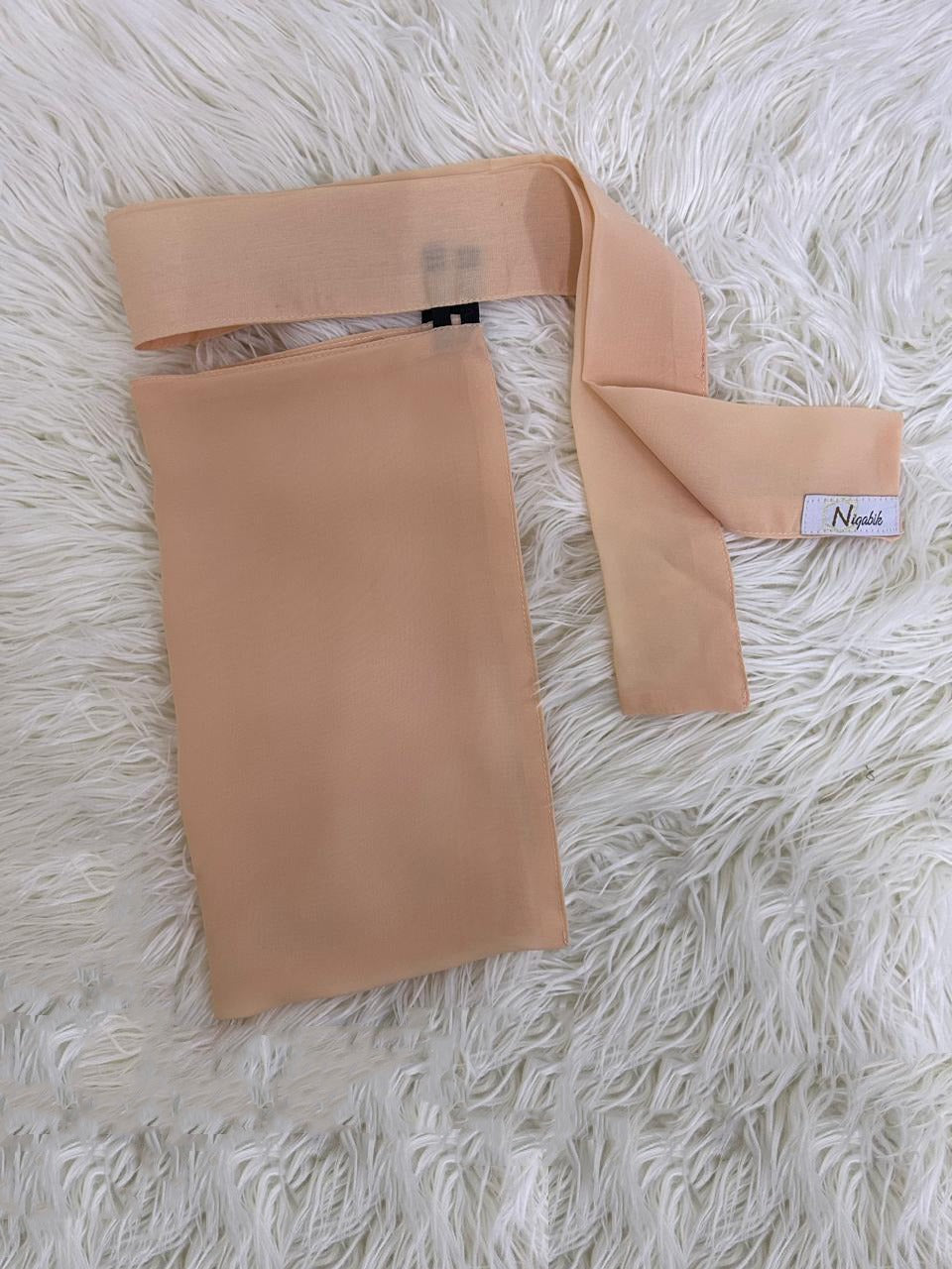 Premium Classic Chiffon Saudi Niqab - Niqabik