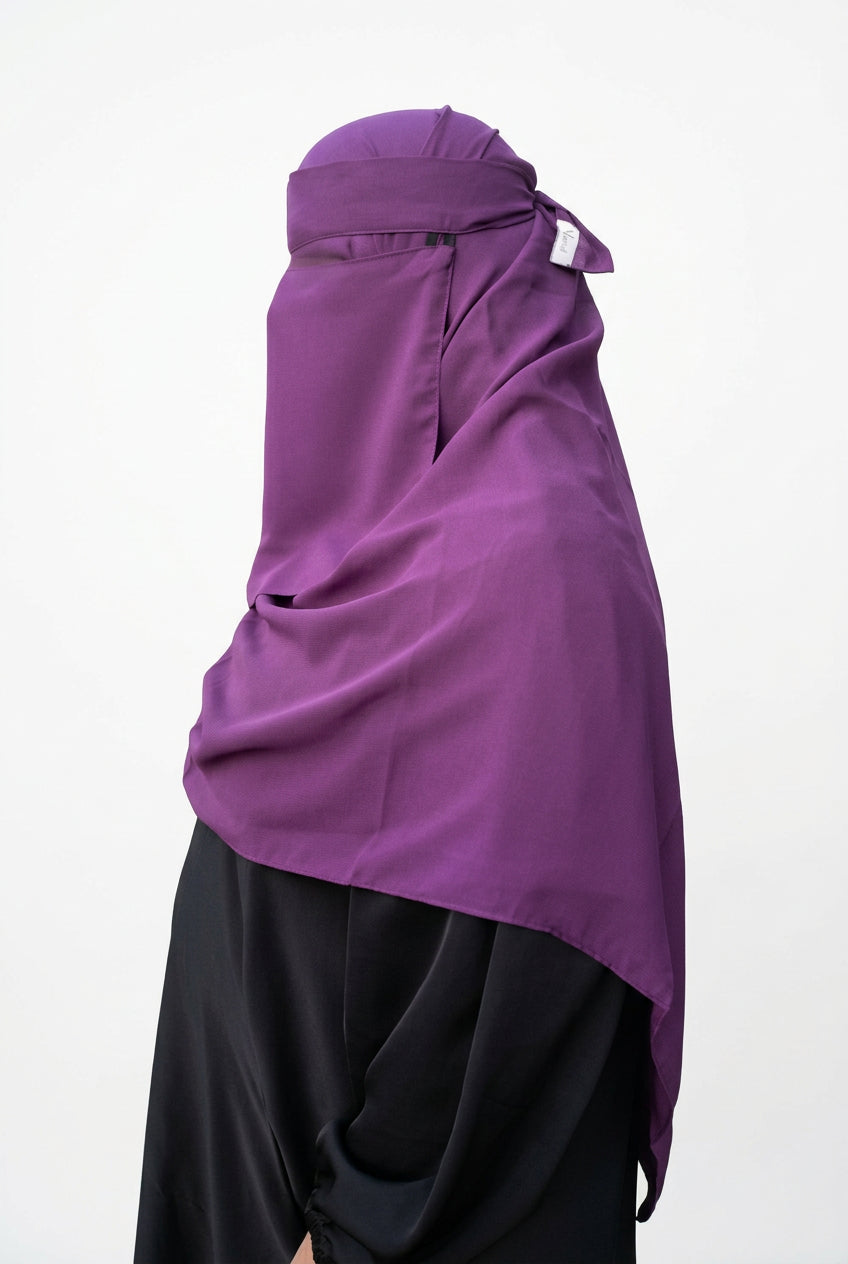 Chiffon Niqab & Hijab Set - Medium Hijab Width