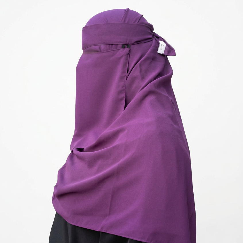 Chiffon Niqab & Hijab Set - Medium Hijab Width