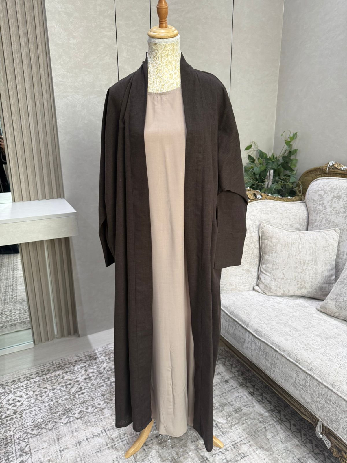 Soft Rayon Blend Inner Dress – Lightweight Modest Layer | Niqabik