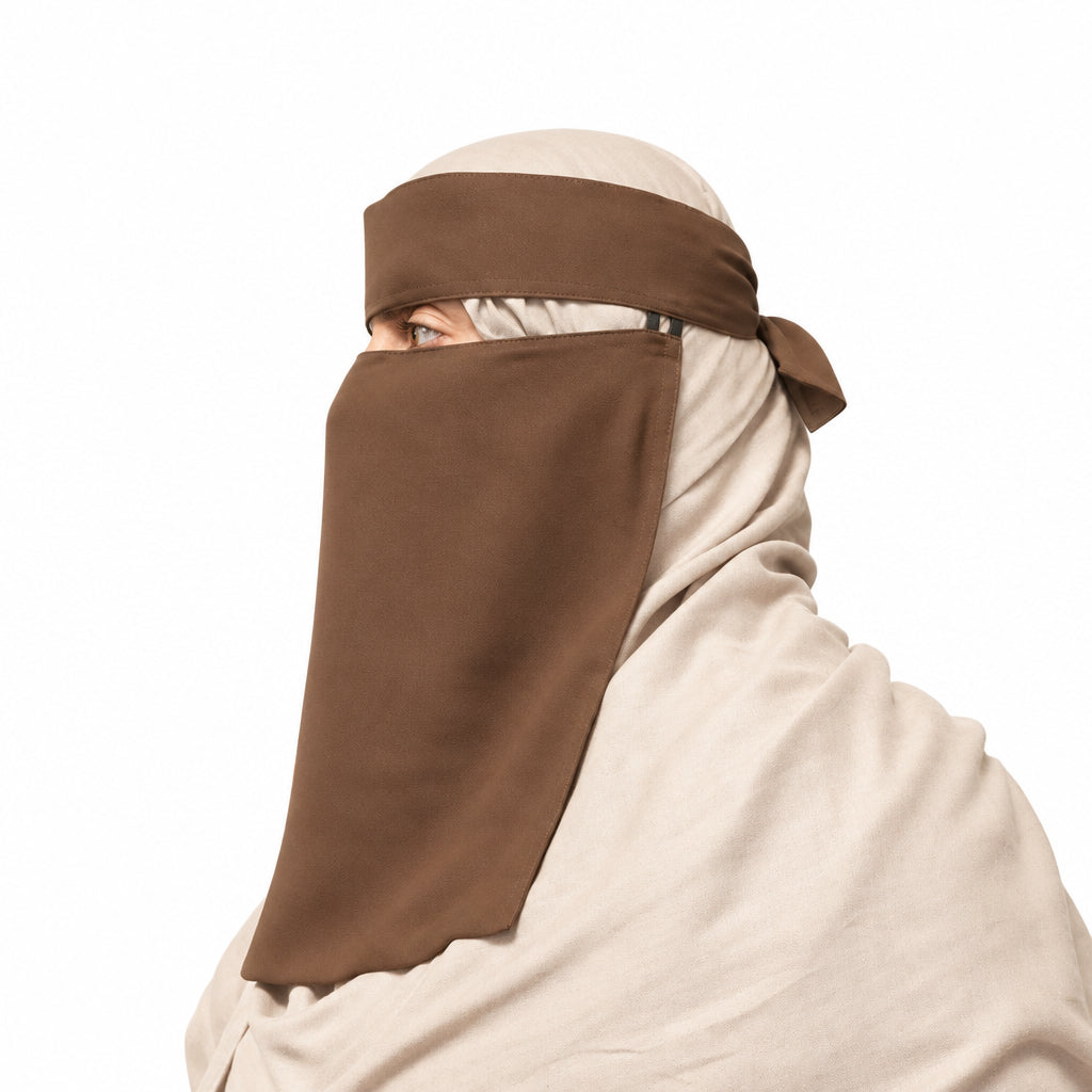 Premium Classic Chiffon Saudi Niqab - Niqabik
