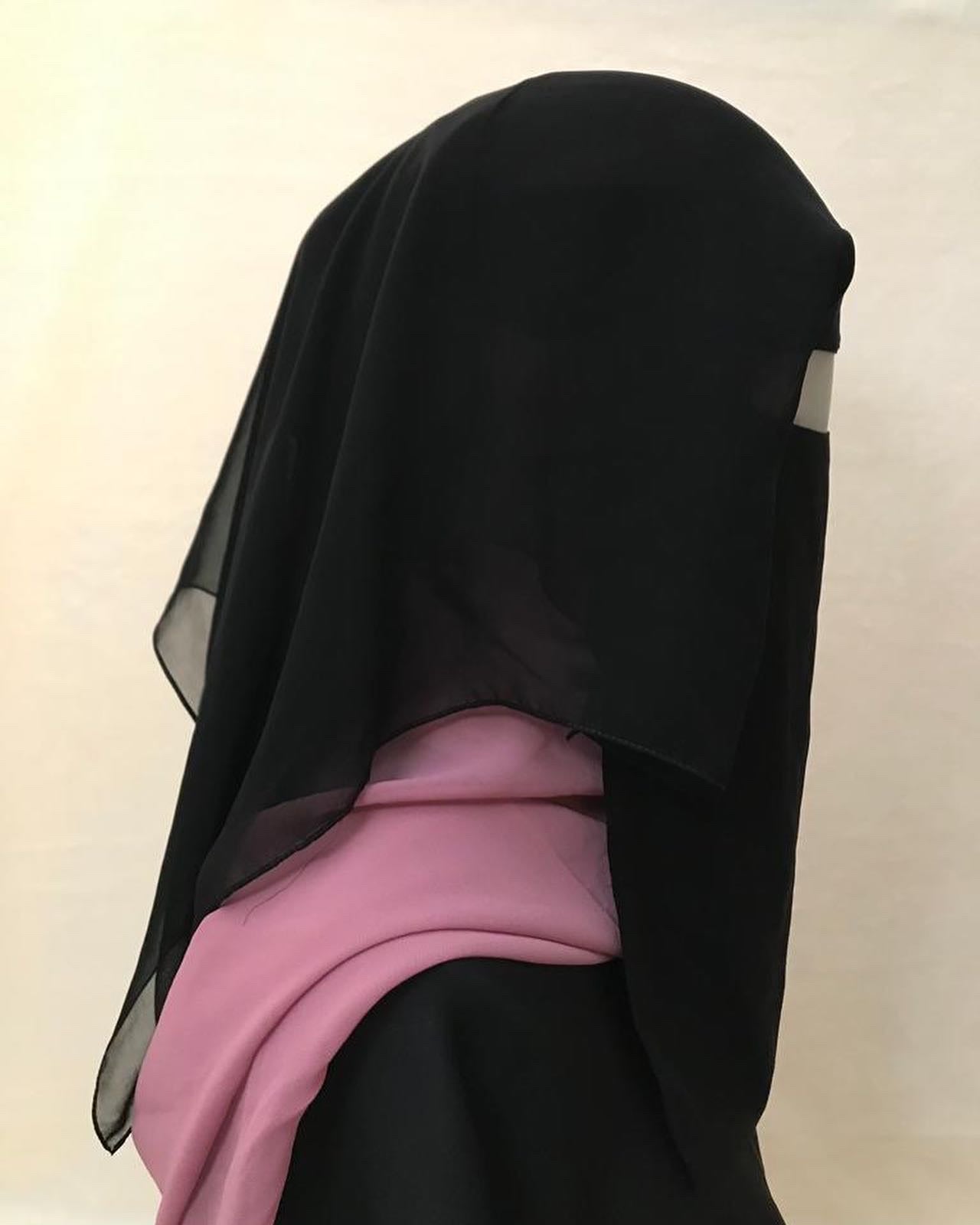 Classic one layer niqab (without elastic) – Niqabik