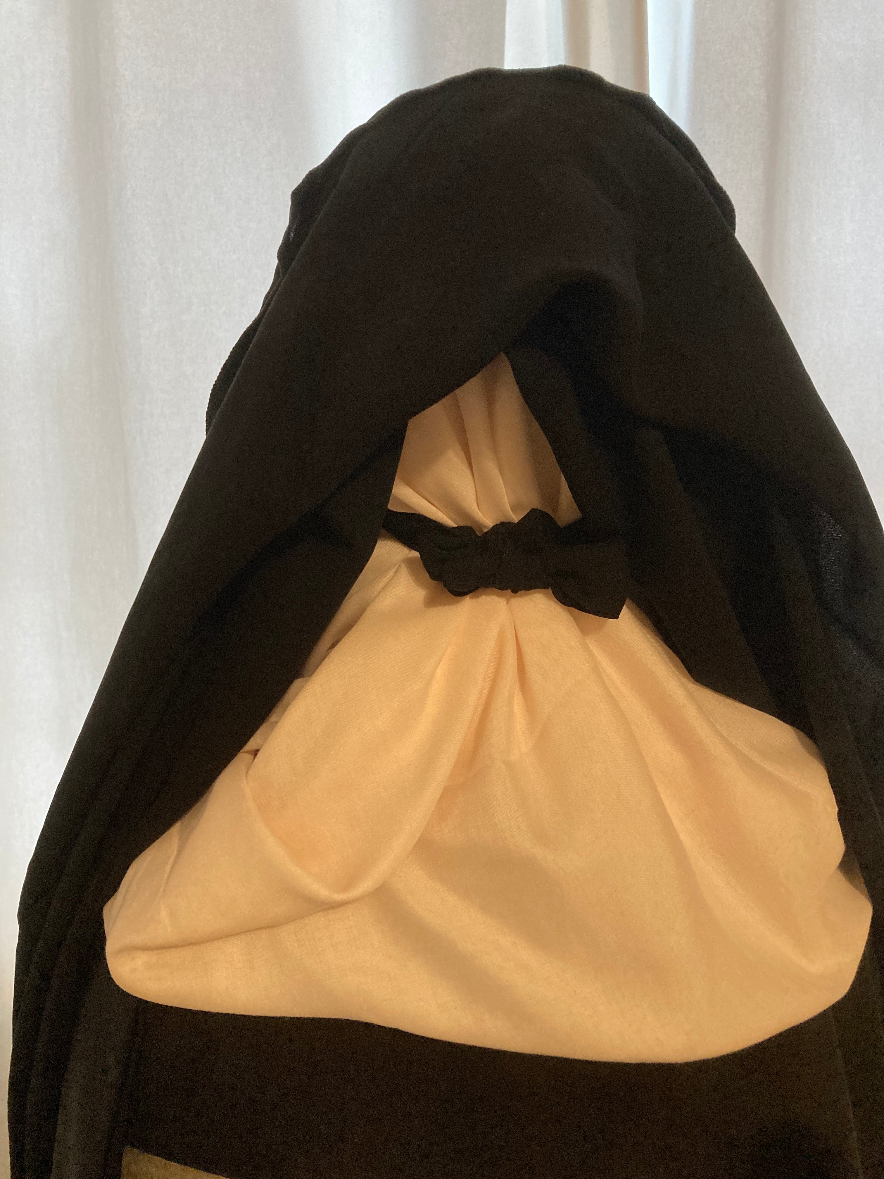 Georgette Buttoned khimar Jilbab